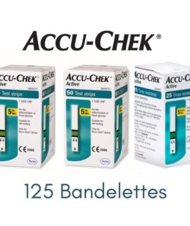 ACCU CHEK Lot De 125 Bandelettes - Active