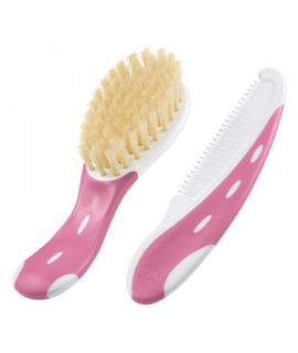 Bambini Brosse Et Peigne Rose