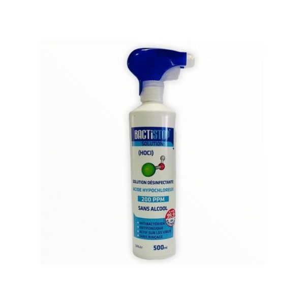 Bmm Bactistop Solution Désinfectant – Hydroalcoolique – 500ml