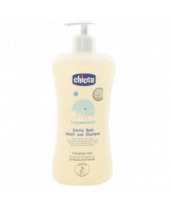CHICCO SHAMPOING CHEV & CORPS BABY MOMENTS, 500 ml