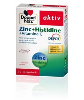 Doppelherz aktiv Zinc + Histidine + Vitamine C - 30 Comprimés