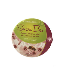 DERMO-SOINS SUCRE BIO A ÉPILER AU MIEL ET A LA ROSE