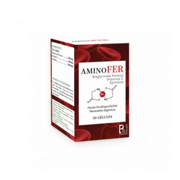 Biohelth Aminofer - 30 Gélules