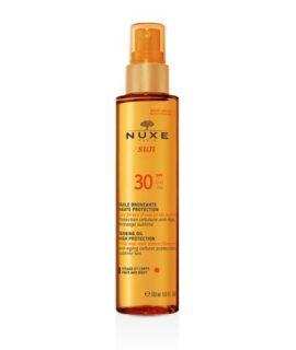 NUXE SUN HUILE BRONZANTE VISAGE ET CORPS SPF 30