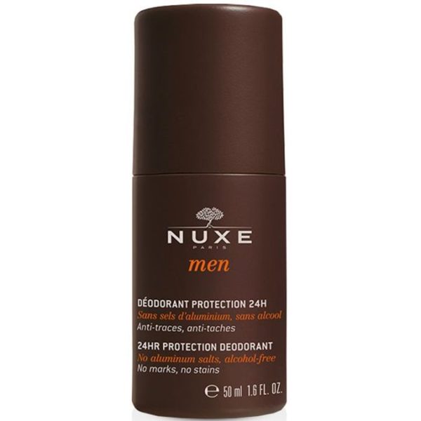 Nuxe Men Déodorant Protection 24h est destiné à toutes les peaux même sensibles.
