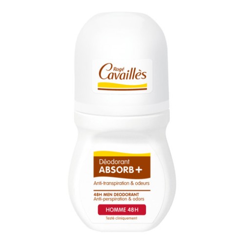 ROGE CAVAILLES Déo-soin Absorb+ Homme 48h, 50ML