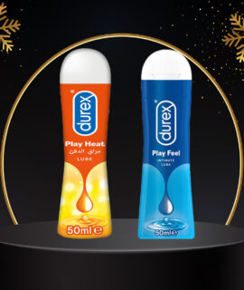 Lot de deux gels lubrifiant durex heat + feel