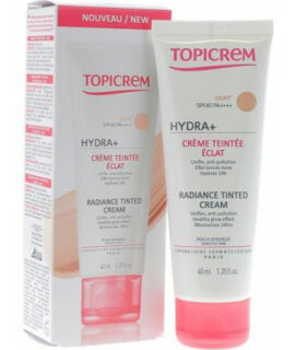 TOPICREM HYDRA+ CRÈME TEINTÉE ÉCLAT SPF40 - Peaux sensibles