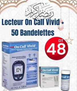 Lecteur ON CALL VIVID + 50 Bandelettes + 10 lancettes