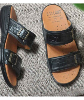 STI light Sabot orthopédique pour homme – light049 - noir croco